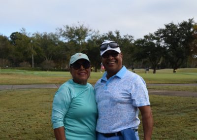 coastal alabama couples classic - couple on golf course